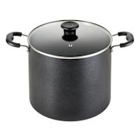 T-Fal Essentials Black Stock Pot, 12qt