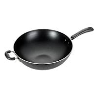 T-Fal Essentials Black Wok, 14"