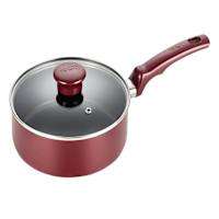 T-Fal Essentials Red Sauce Pan, 3qt