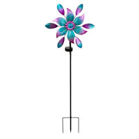 Fiber Optic Lighted Wind Spinner, 63"