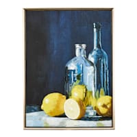 Providence Framed Lemon Canvas Wall Art, 24x32