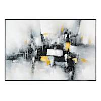 Crosby St. Framed Abstract Canvas Wall Art, 47x32