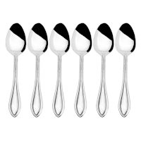 American Bead Set Of 6 Dinner Spoons