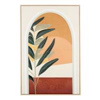 Framed Boho Canvas Wall Art, 24x36