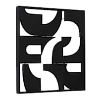 Crosby St Black Metal Wall Decor, 18"