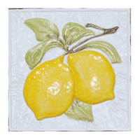 Providence Lemon Metal Wall Art, 17"