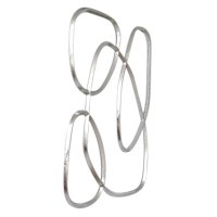 Crosby St. Silver Metal Wall Decor, 23x31