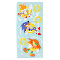 Sonic Summer Speed Kids Beach Towel, 28x58