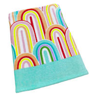 Oh Joy Multi Rainbow 34X64 Beach Towel