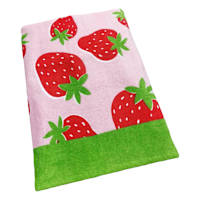 Oh Joy Strawberry 34X64 Beach Towel