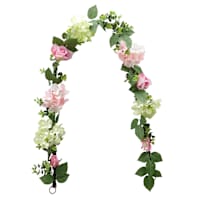 Hydrangea & Rose Garland, 72"