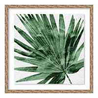 Glass Framed Palm Print Wall Art, 19"