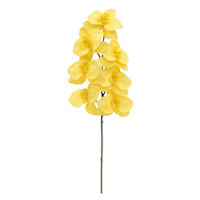 Yellow Orchid Stem, 25"
