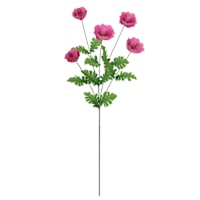 Red Poppy Stem, 30.25"