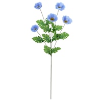 Blue Poppy Stem, 30.25"