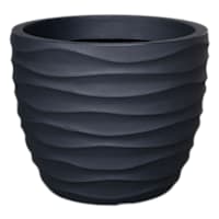 Japi Cliff Lead Round Outdoor Planter, Small