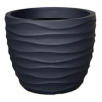 Japi Cliff Lead Round Outdoor Planter, Large