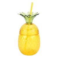 Oh Joy! Pineapple Cup with Straw, 16oz