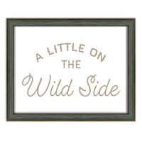 Wild Side Burlap on Backer, 20x16