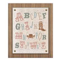 Nursery Alphabet Wooden Wall Art, 22x18