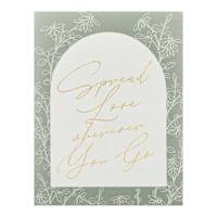 Spread Love Canvas Wall Art, 12x16