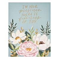 In Your Presence There Is Fullness Of Joy Canvas Wall Art, 12x16