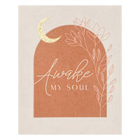 Awake My Soul Canvas Wall Art, 12x16