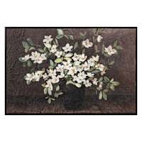 Framed Moody Floral Canvas Wall Art, 36x24