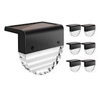 6-Pack 13-Lumen Solar Color Changing Deck Lights