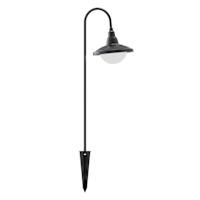 6.5-Lumen Solar Black Down Pathway Light