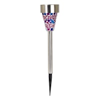 Solar Purple Mosaic Pathway Light
