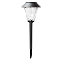 5-Lumen Solar Black Lennon Pathway Light