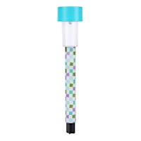 Solar Blue Wavy Check Rocket Light