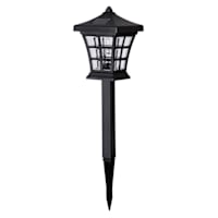 Solar Black Squared Pathway Light