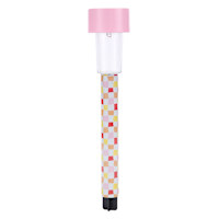 Solar Pink Wavy Check Rocket Light