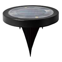 4-Pack 15-Lumen Solar Multi-Purpose Color Changing Disc Light