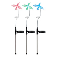 Solar Color Changing Humming Bird Pathway Light