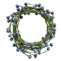 Blue Berry Coiled Garland, 60"