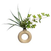 Spiral Topiary in Black Pot, 60"