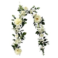 White Peony & Ranunculus Mix Garland, 72"