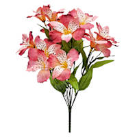 Pink Alstroemeria Bush, 18"