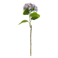Purple Real Feel Fabric Hydrangea Stem, 24"
