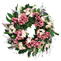 Hydrangea Wreath, 24"