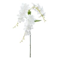 White Blossom Pick, 16"