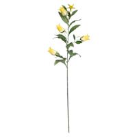 Yellow Trumpet Flower Spray, 31"