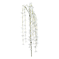 White Hanging Forsythia Spray, 49"