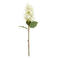 24IN WH FABRIC REAL FEEL CONE HYDRANGEA STEM