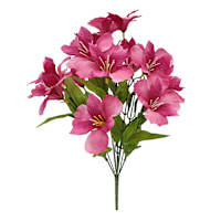 Pink Alstroemeria Bush, 18"