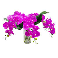 Real-Feel Orchid Arrangement, 16"