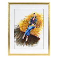 SCADpro Glass Framed Mixed Print Wall Art, 17x21